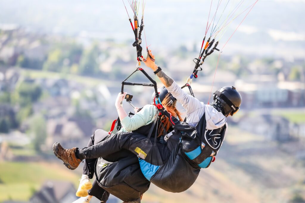 tandem paragliding gift certificate